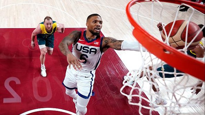 Tim basket AS berhasil kalahkan tim Australia dengan skor 97-98. Kevin Durant cs pun siap merebut medali emas di final basket Olimpiade Tokyo 2020.