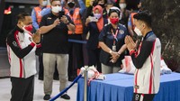 Menpora Zainudin Amali menyambut rombongan kontingen Indonesia dan berterima kasih atas segala prestasi yang diraih sepanjang gelaran Olimpiade Tokyo 2020.