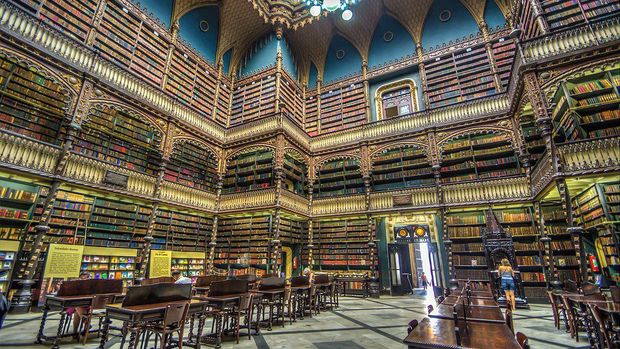Real Gabinete Portugues De Leitura, Rio de Janeiro, Brazil