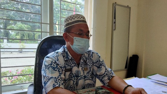 Sekretaris Dinas Kesehatan Kabupaten Asahan, Darma Halim Siregar. (Perdana Ramadhan / detikcom).