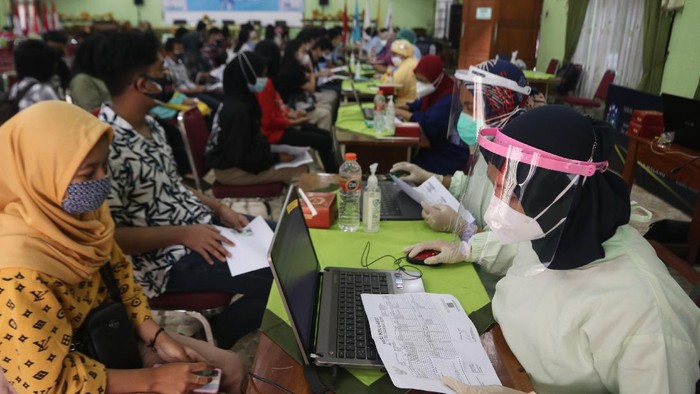vaksinasi pelajar di kota malang