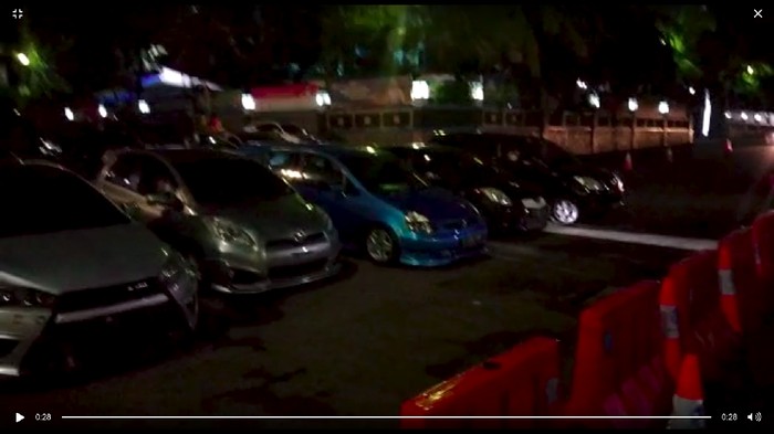 25 mobil dan motor ditahan polisi karena diduga hendak balapan liar di Senayan (Dok.Polda Metro Jaya)
