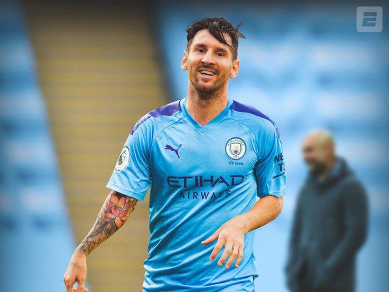 Aneka Photoshop Messi Pindah Klub