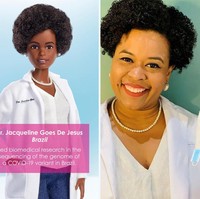 Dr. Jacqueline Goes de Jesus asal Brasil merupakan bagian dari tim yang menemukan genom pertama dari SARS-CoV-2 di Amerika Latin. Dia juga yang memimpin penelitian biomedical dalam pengurutan rantai gen COVID-19. Foto: Dok. Mattel