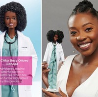 Dr. Chika Stacy Oriuwa asal Kanada merupakan dokter di University of Toronto yang mengampanyekan aksi melawan rasisme dalam sistem kesehatan. Diskriminasi ras memang menjadi isu yang banyak disoroti kala pandemi. Foto: Dok. Mattel