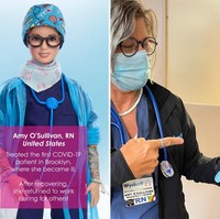 Amy O’Sullivan adalah perawat senior di Rumah Sakit Wyckoff, Brooklyn. Dia adalah perawat pasien COVID-19 pertama di New York City, Amerika Serikat. Amy sempat terpapar virus Corona dan mengalami gejala sedang. Setelah sembuh, ia kembali bekerja untuk merawat pasien-pasien lainnya. Majalah TIME memasukkannya dalam daftar 100 Orang Paling Berpengaruh di 2020. Foto: Dok. Mattel