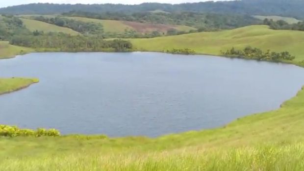 Danau Love atau Danau Imfote (Foto: Tangkapan layar video di Rumah Digital Indonesia)