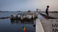 Bahkan untuk wilayah Jakarta penurunan tanah  mencapai 7 cm pertahun. Bahkan ada yang mencapai 20 cm untuk kawasan pesisir utara. Jonas Gratzer/LightRocket via Getty Images.