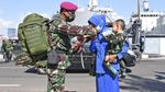 Kala Prajurit Marinir Pamit Jaga Perbatasan Ke Ambalat