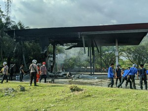PT Semen Tonasa Bantah SPBU yang Terbakar Miliknya