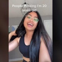 Orang berpikir bahwa aku berusia 20-an, tulis Jane di videonya. Foto: dok. TikTok