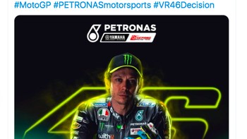 Petronas menyebut karir Valentno Rossi sungguh luar biasa. Foto: Twitter