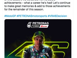 Grazie Valentino Rossi Membahana di Linimasa