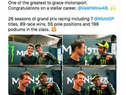 Grazie Valentino Rossi Membahana di Linimasa