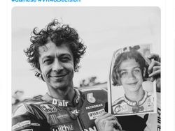 Grazie Valentino Rossi Membahana di Linimasa