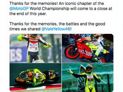 Grazie Valentino Rossi Membahana di Linimasa