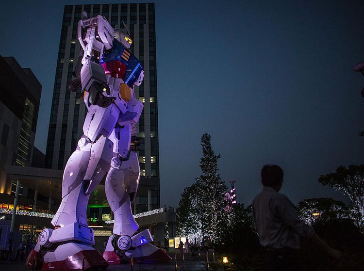 Penampakan Robot Gundam Raksasa di Jepang