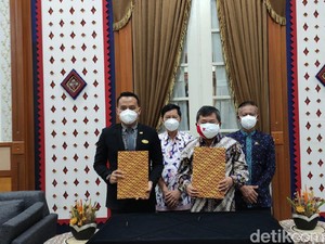 Pengusaha Hotel Sumbang Bantuan untuk Penanganan COVID di Garut