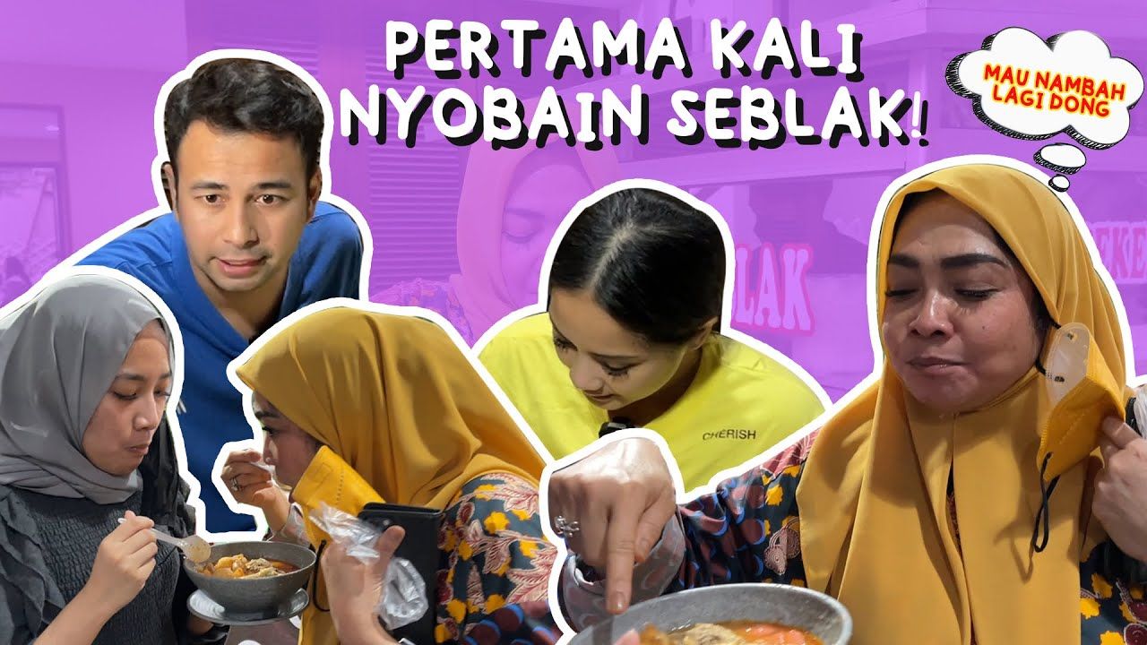 Pertama Kali Makan Seblak, Reaksi 5 Orang Tajir dan Terkenal Ini Bikin Ngakak
