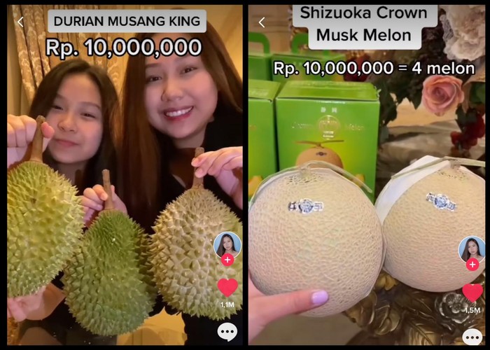 Sisca Kohl Cicip 5 Buah Sultan Jutaan Rupiah, Ada Melon Rp 10 Juta!
