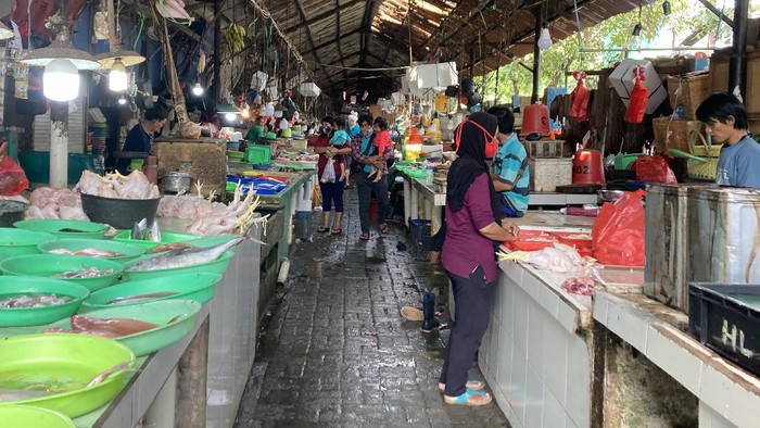 Suasana di Pasar Minggu, Jakarta Selatan (Annisa-detikcom)