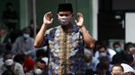 Suasana Salat Jumat Saat PPKM Level 4 di Masjid Al Falah Benhil