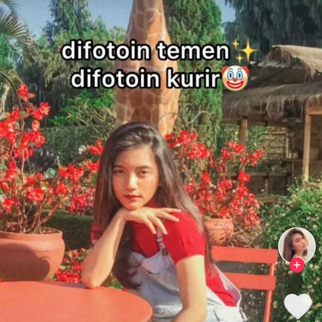 Jadi Viral, Perbedaan TikTokers Saat Difotoin Teman Vs Kurir Ini Bikin Ngakak