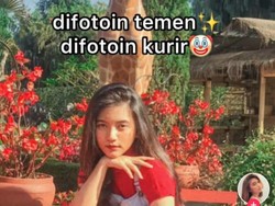 Jadi Viral, Perbedaan TikTokers Saat Difotoin Teman Vs Kurir Ini Bikin Ngakak