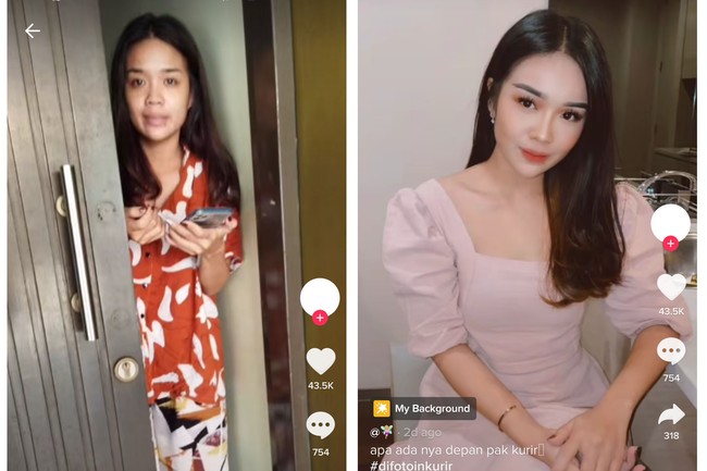 Beberapa ekspedisi memang kerap mengambil foto sebagai bukti bahwa barang telah diterima dengan baik. Meski memang mengurangi risiko salah alamat tampaknya hal ini tak selalu disukai pembeli. Foto: TikTok @iniells