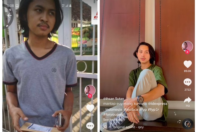 Perbedaan tersebut mengundang tawa tak hanya untuk mereka yang difoto tapi juga warga TikTok. Foto: TikTok