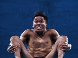 Ekspresi Lucu Wajah Atlet Loncat Olimpiade Tokyo Bikin Kagum