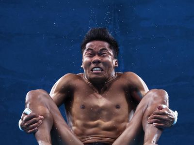Ekspresi Lucu Wajah Atlet Loncat Olimpiade Tokyo Bikin Kagum
