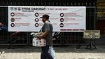 Imbas PPKM Level 4, Kawasan Pertokoan Benhil Sepi