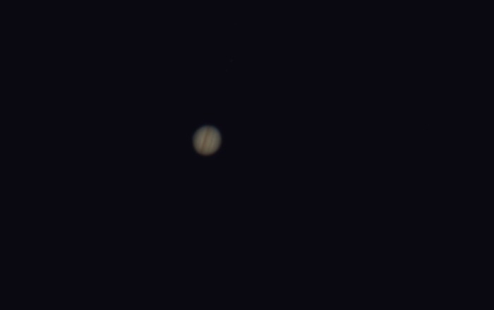 Potret Planet Saturnus, Jupiter dan Galaksi Bima Sakti yang berhasil ditangkap pada saat pengambilan data langit atau astrofotografi pada planet Jupiter, Saturnus dan galaksi Bima Sakti (Milky way) pada Peringatan Hari Antariksa Nasional di Gedung LAPAN Sumedang, Jumat (6/8/2021) malam.