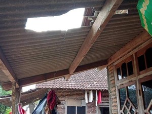 Peledakan Tebing Pembangunan Bendungan Bagong Trenggalek, 8 Rumah Rusak