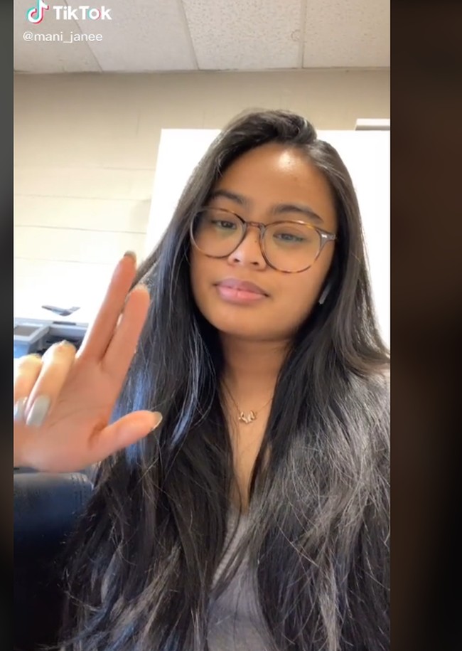 Dan Lisa pun menyebutkan usia yang sebenarnya. Wanita Filipina itu bahkan mengatakan bahwa sudah memiliki tiga anak. Foto: dok. TikTok