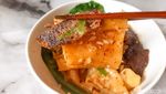 Asam Pedas Mie Biang-biang Topping Ayam Panggang Bumbu Mala