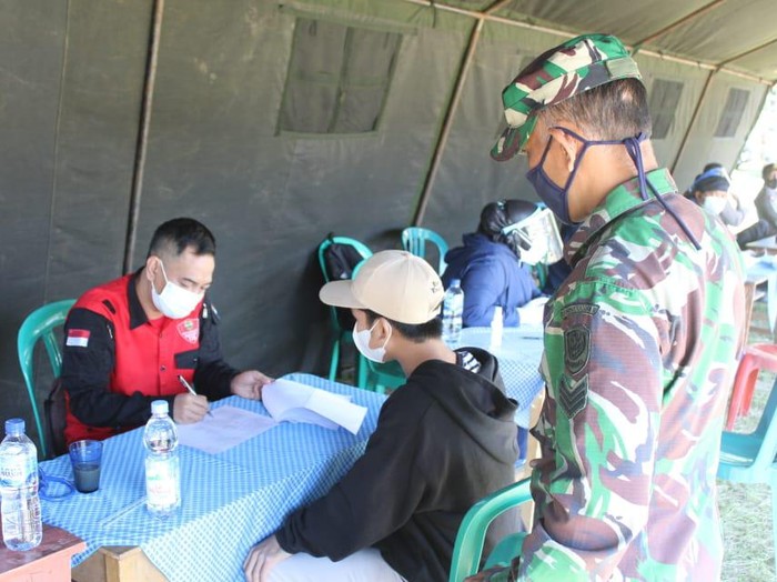 TNI di Tasikmalaya gelar vaksinasi massal