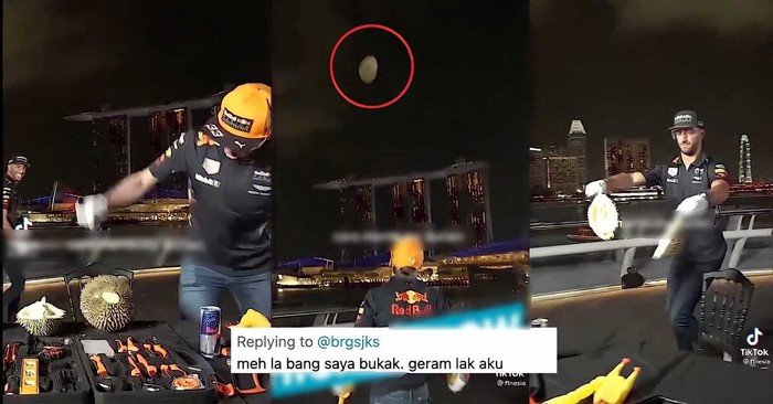 Viral Bule Hancurkan dan Buang-buang Durian, Netizen Geram!