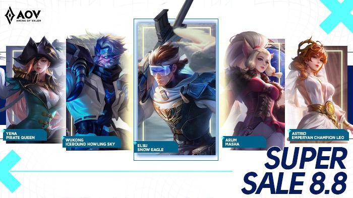 Arena of Valor Super Sale Hadirkan Skin Terbaru Snow Eagle Elsu