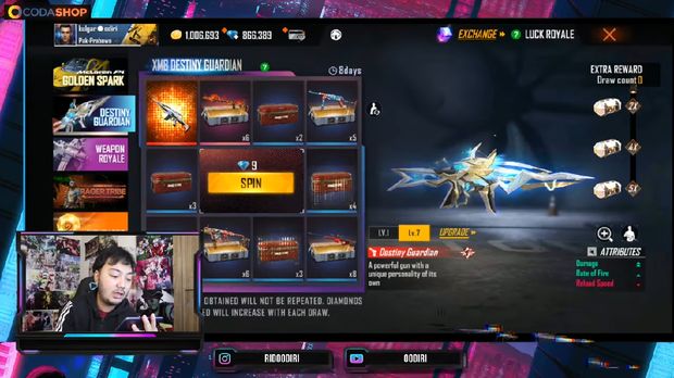 Free Fire (FF) Hadirkan Evo Skin Terbaru, Elegan Banget