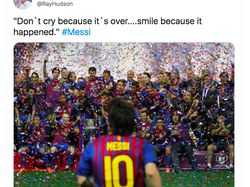 Lionel Messi Menangis, Linimasa Dirundung Kesedihan