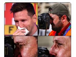 Lionel Messi Menangis, Linimasa Dirundung Kesedihan