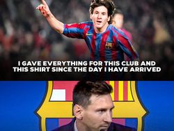 Lionel Messi Menangis, Linimasa Dirundung Kesedihan