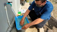 Pada saat perendaman, dicampur garam secukupnya untuk meminimalisir bau dan lendirnya, ucap Bambang Suryanto di lokasi yang sama. Foto: detikcom/Jalu Rahman Dewantara