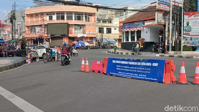 Pusat Kota Garut Berlakukan Ganjil Genap