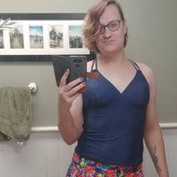 Sekarang aku adalah Mami, dan Gabrielle adalah mama. Adelaide (putri bungsu Tea-Lynn dan Gabrielle) sangat mendukung dari hari pertama, ungkap Tea-Lyn. Foto: dok. Instagram/@tealynnvd