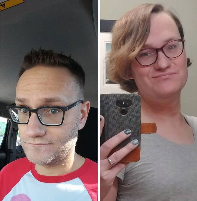 Tea-Lynn Van Dyk jadi kontroversi setelah transisinya menjadi wanita. Dia terlahir sebagai pria, namun sepanjang hidupnya dia sadar terperangkap di tubuh pria. Transgender yang telah menikah itu akhirnya mengakui kegelisahannya terhadap sang istri. Foto: dok. Instagram/@tealynnvd