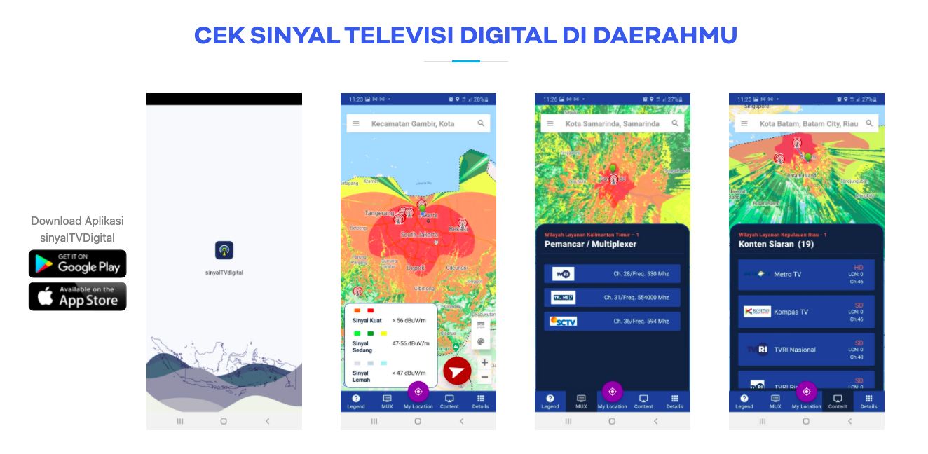 Cara Cek Wilayah yang Ada Sinyal TV Digital