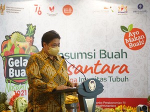 Airlangga Harap Gelar Buah Nusantara Bisa Dongkrak Perekonomian
